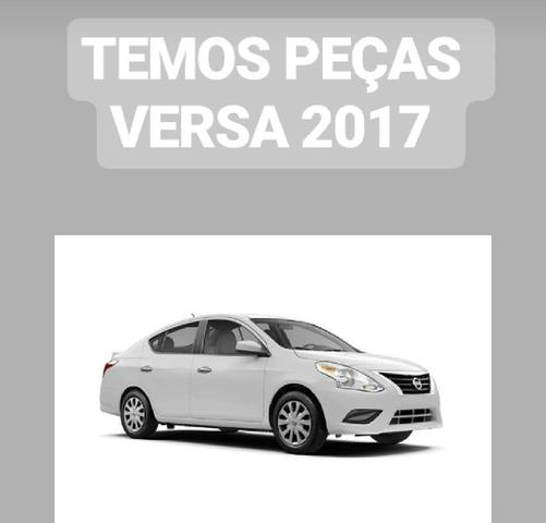 Sucata Nissan Versa 2017 para retirada de peças