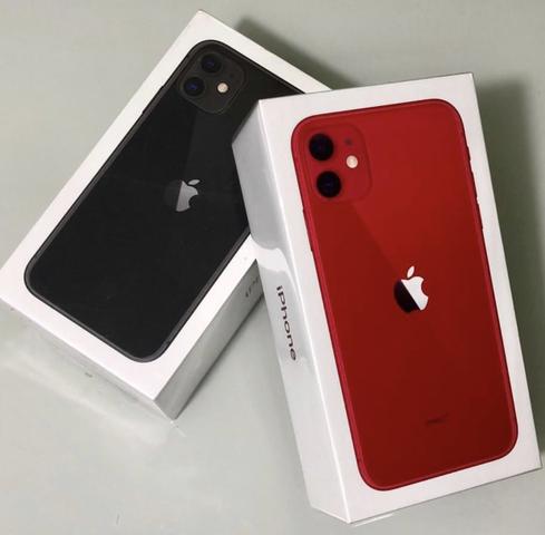 IPhone 11 Lacrado, 64GB Preto e Red, 1 Ano de Garantia Apple