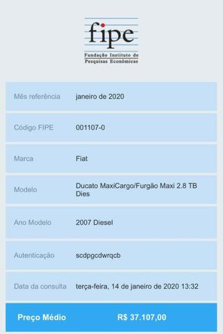 Vendo Fiat / Ducato Maxicargo/Furgão Maxi 2.8 TB Diesel - R$ 36mil - Foto 12