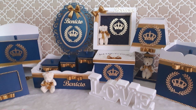 Kit Higiene Bebê Realeza 11peças