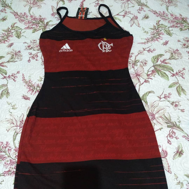 vestido flamengo adidas