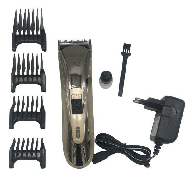 Máquina de Cortar Cabelo Kemei Sem Fio Bivolt - KM-758 - Foto 4