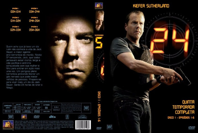 DVD Série: 24 Horas - 1º até 6º Temporada (Cópia) - Foto 2