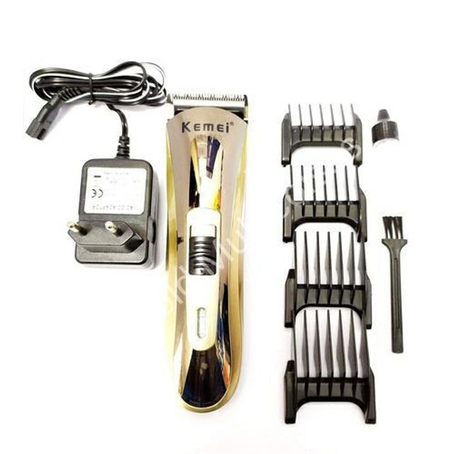Máquina de Cortar Cabelo Kemei Sem Fio Bivolt - KM-758 - Foto 2
