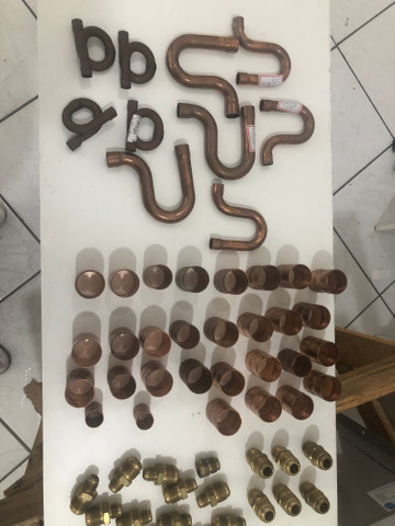 Conexões de cobre