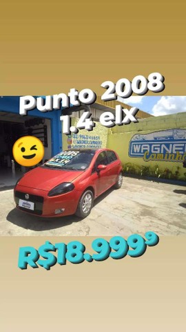 PUNTO 1.4 COMPLETO 2008 TROCO POR MOTOS WAGNER CAMINHÕES
