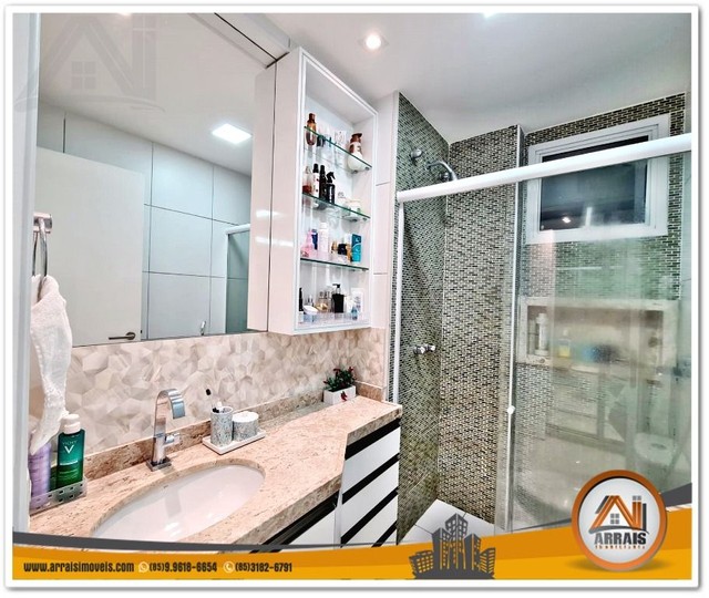 Ótimo apartamento à venda, 112 m² por R$ 737.000 - Parque Iracema - Fortaleza/CE - Foto 8