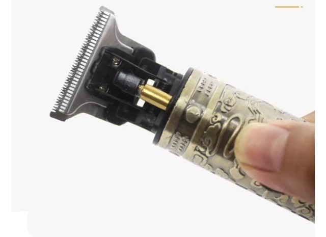 Máquina De Cortar Cabelo Kemei Km-1942 Lcd Digital Display - Foto 2