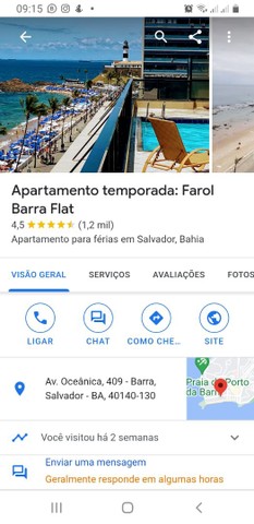 Barra flat 1/4 sala mobiliado! - Foto 4