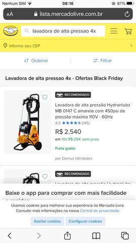 Máquina de alta pressão  - Foto 2