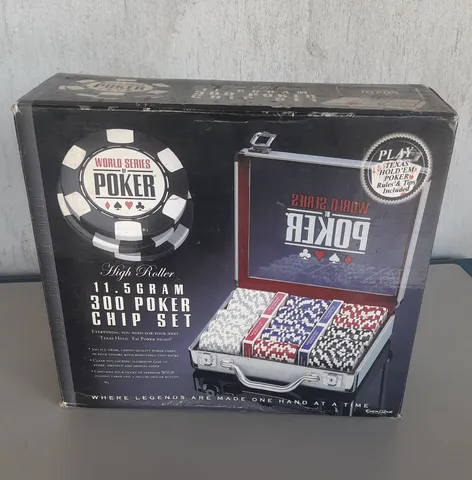 Jogo De Baralho Poker Texas Hold'em - Cj 02 Preto/azul