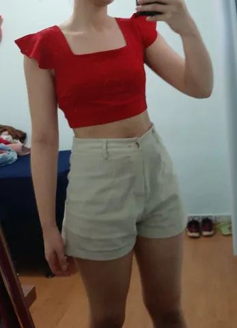 Cropped Vermelho - Foto 3