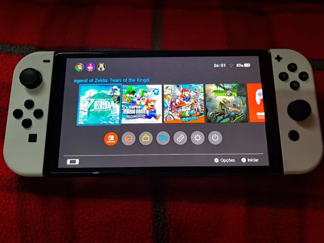 Nintendo Switch Oled Desbloqueado Usado