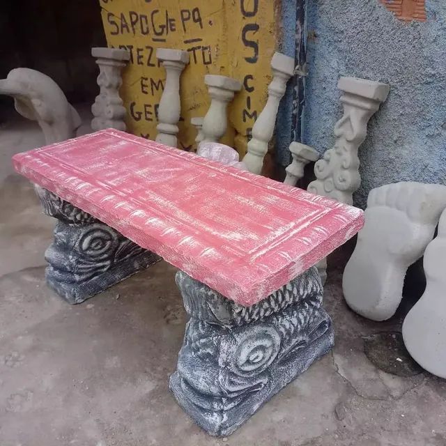 Bancos de concreto sem encosto  - Foto 5