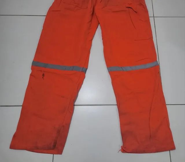 Macacão Rf Laranja Padrão Petrobras Usado - Foto 5
