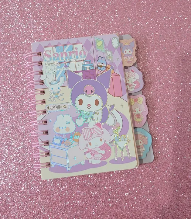 Caderno ou Mini Planner Kuromi Sanrio