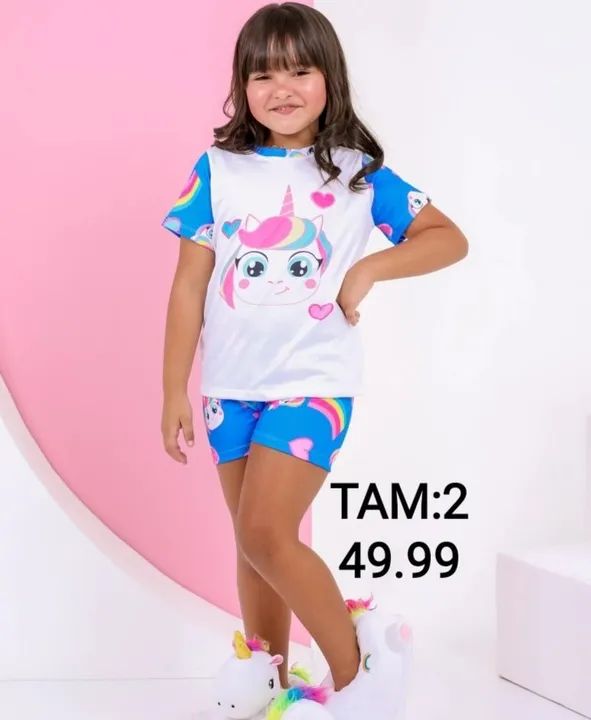 Pijama infantil em Suede - Foto 6