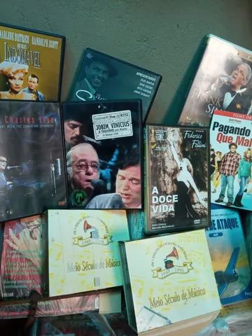R$38 DVDS/CDS originais coleções - Foto 4