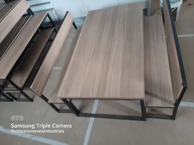 Mesa com banco infantil - Foto 3