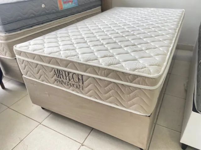 Cama Box Solteirão Base + Colchão Ortobom  - Foto 3