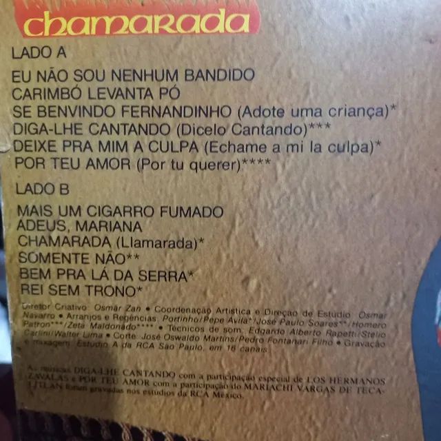 Disco vinil Lindomar Castilho Chamarada - Foto 2