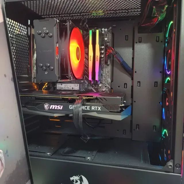 PC Gamer Novo + Monitor 24pl  Ryzen 5 + RTX 3050 1 ano de garantia e em até 12x - Foto 2