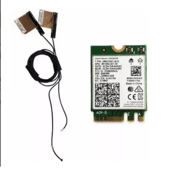 Placa de internet Wireless Wi-fi Intel Ac3165 Ngw para notebook e PC - Foto 2