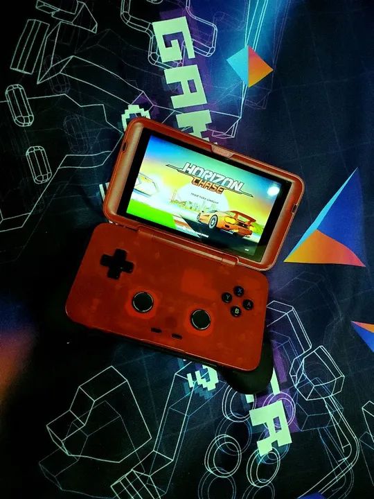 Console portátil videogame Retroid Pocket Flip Android Touch Screen PS Gamecube Watermelon