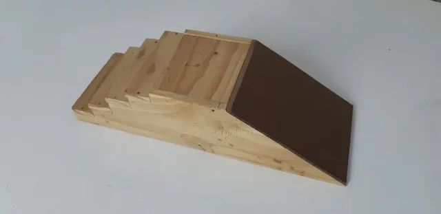 Escada com rampa para skate de dedo (pista de fingerboard) antiguidade coleção - Foto 3