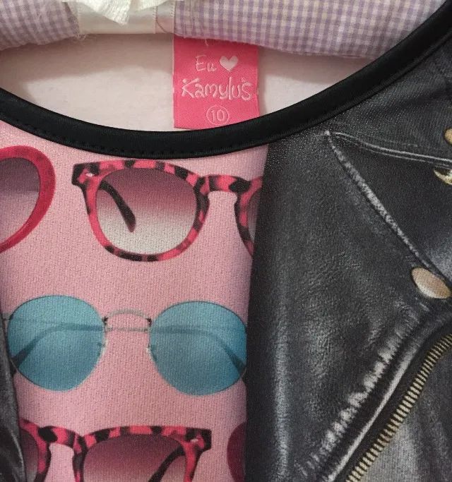 3 Blusas Tam. 10 _ Novíssima - Foto 6