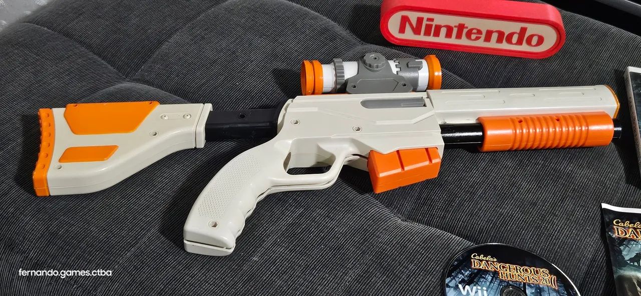 Rifle de Brinquedo Cabela's Dangerous Hunts 2011 para Wii - Foto 3