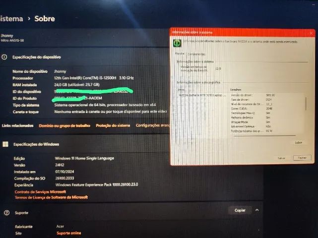 Notebook nitro 5 - Foto 3