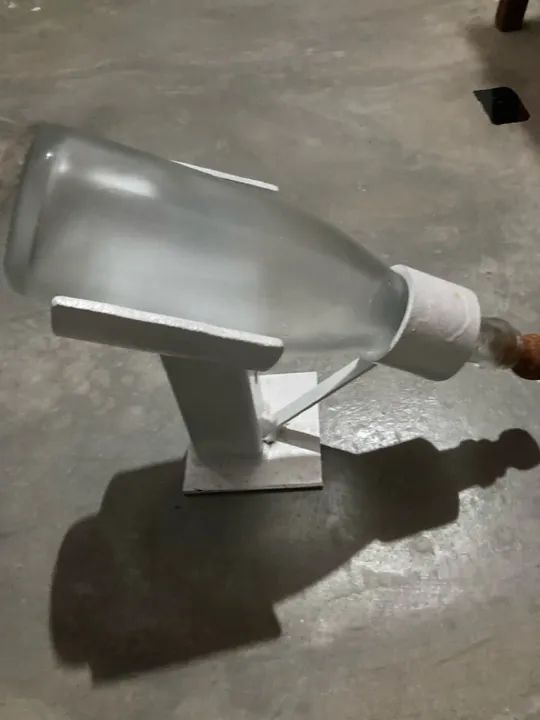 Suporte para garrafa vinho Ferro - Foto 5