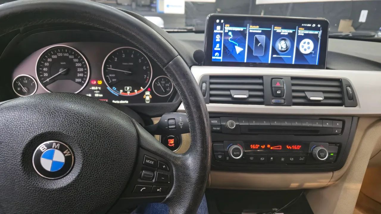 Central Multimídia Android 10.25 polegadas Carplay sem fio Bmw 320i 325 328 - Foto 5