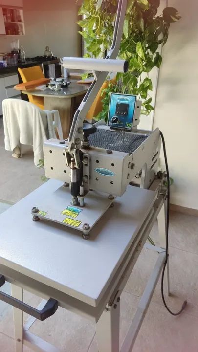 Prensa plana 50 x 40cm para sublimação, DTF ou transfer