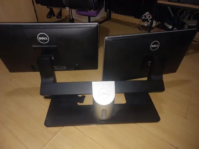 Suporte duplo dell com monitores 24" - Foto 5