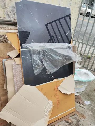 Porcelanato porcelanato polido Nero marquina 80x160 Eliane  - Foto 4