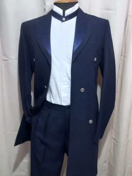 Terno Modelo Casaca Inglesa Azul - Foto 3