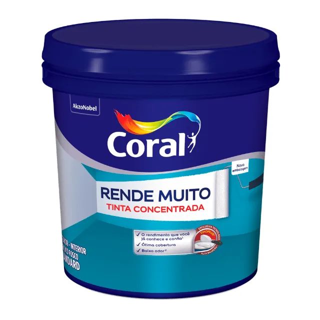 Balde de Tinta Coral Rende Muito 20L - Branco