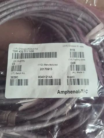 3 cabos rede 10m CAT6 conectorizado em fabrica Novo Lacrado - Foto 2