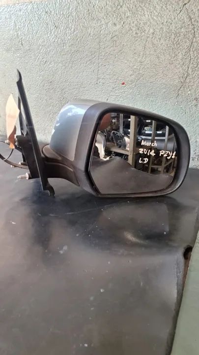 Retrovisor Nissan March Direito Eletrico s/ seta Original