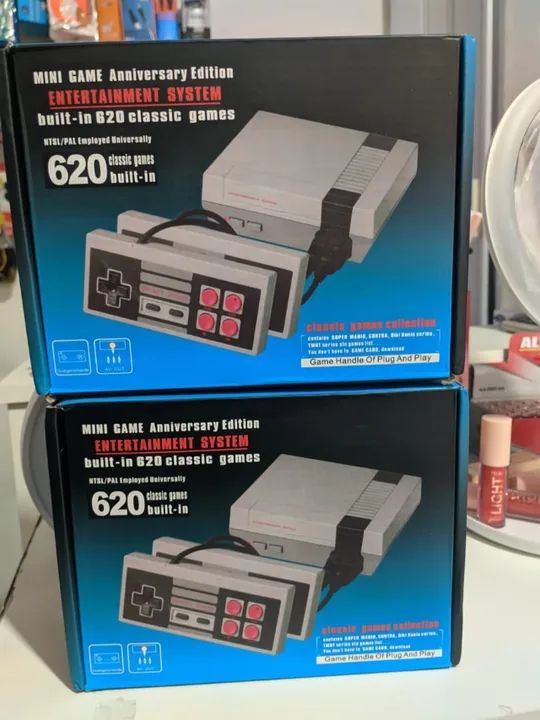 Mini game Retro com 620 jogos com 2 controles - Foto 2