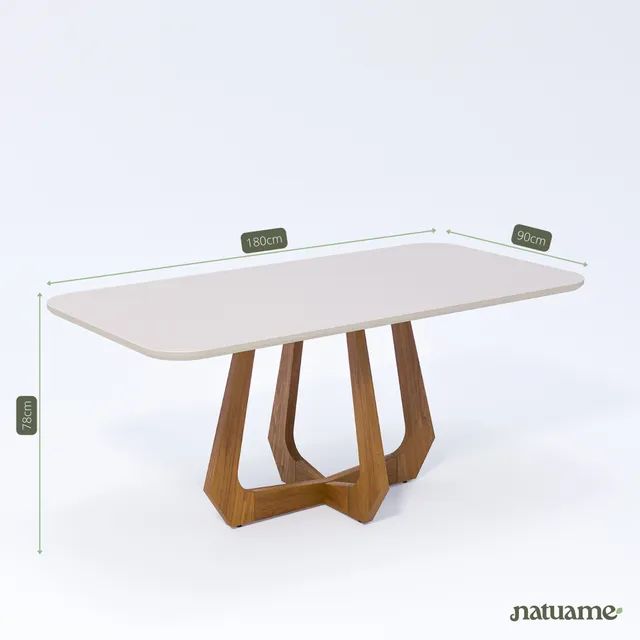 Mesa de Jantar 1,80m Bromélia p75 - Foto 2