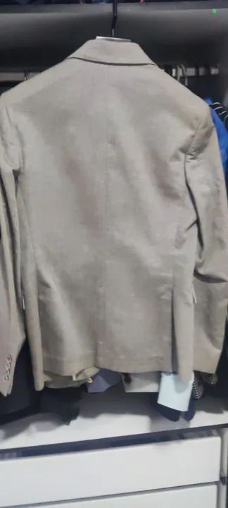 Blazer Zara Masculino Cinza NOVO  - Foto 3