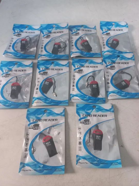 10 peças mini leitor adaptador cartão memória M2 USB 