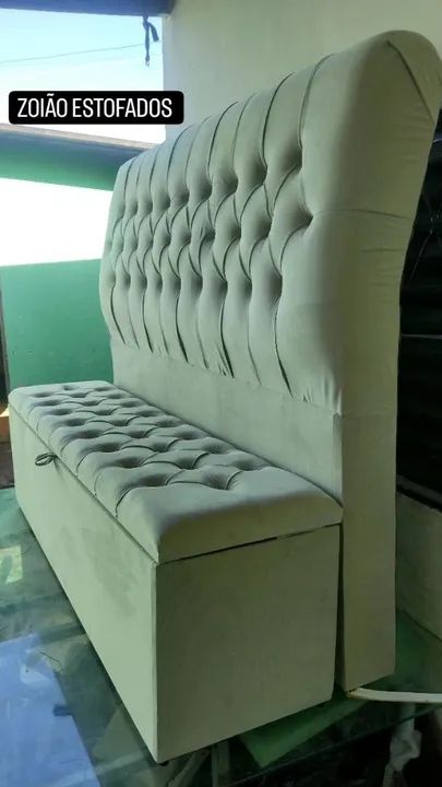 Cabeceira painel, baú  - Foto 4