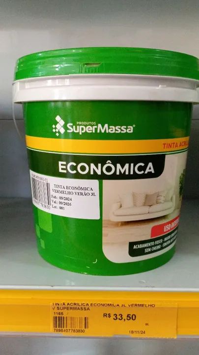Tinta Acrílica Economica Areia e Camurça  - Foto 3