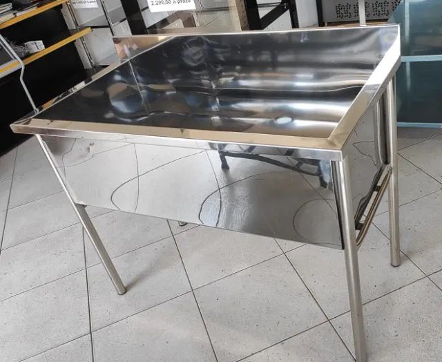 Tanque industrial em aço inox 120x60x90 novo de fabrica