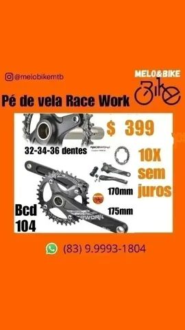 Pé de vela Race WORK completo 