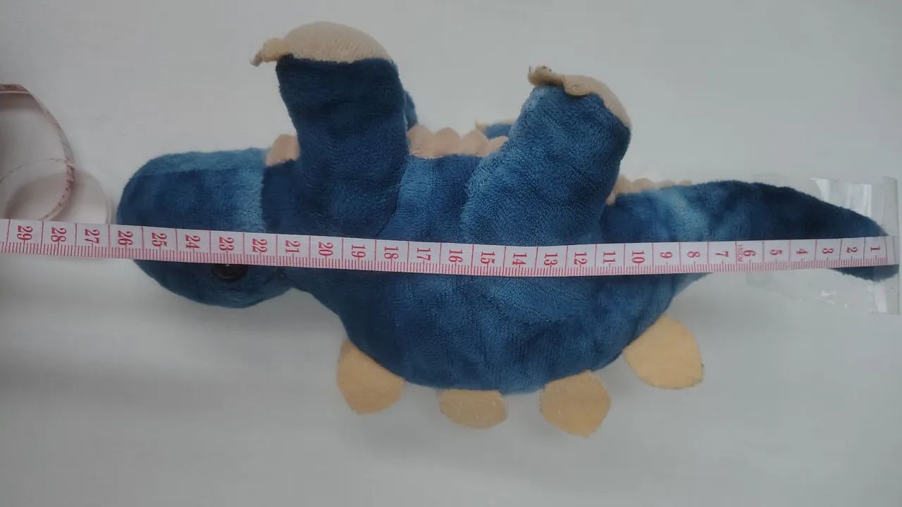 Dinossauro de pelúcia azul - Foto 6